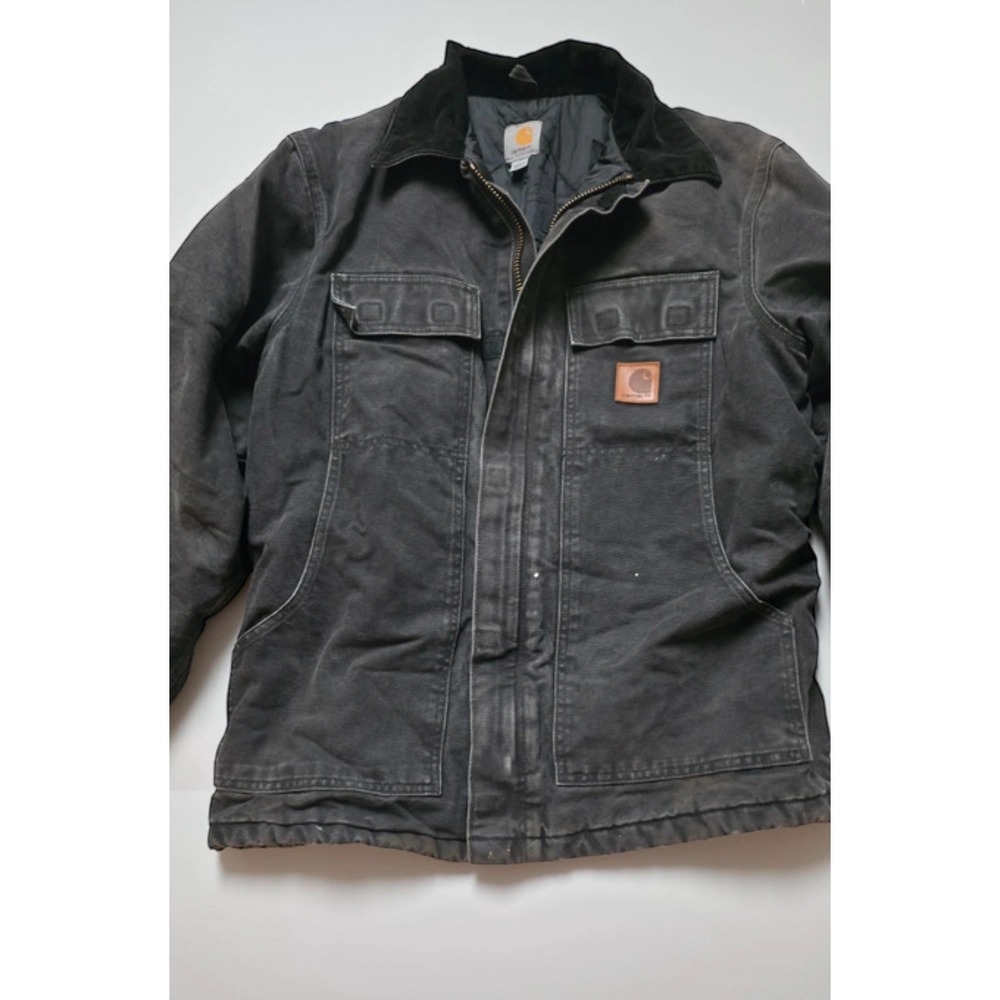 Carhartt C26 Chore Coat Mens Medium Black Duck Canvas